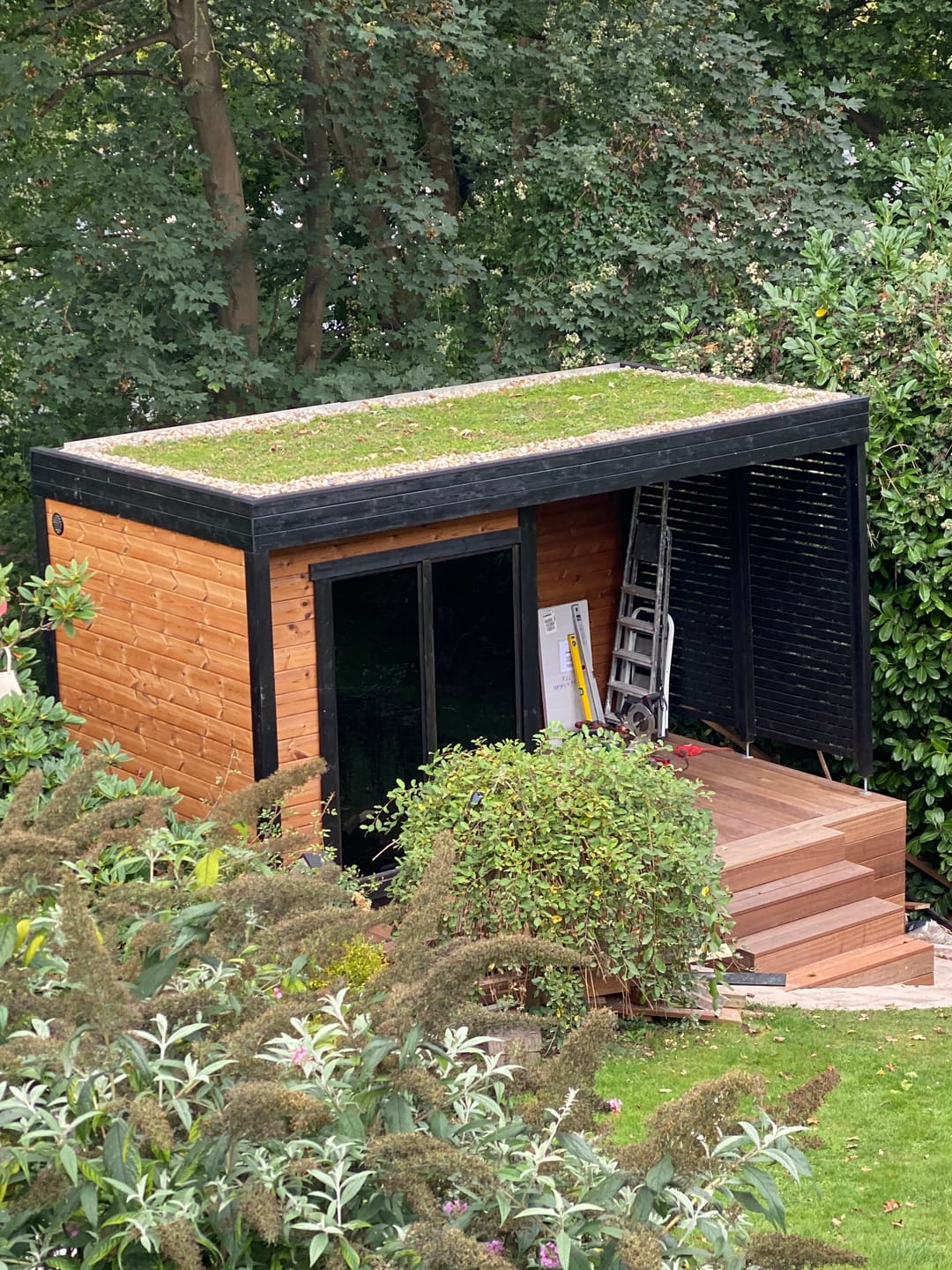 Customer photo review of Gartenhaus Set