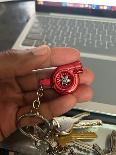 Customer photo review of Turbo Keychain