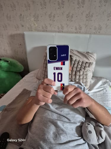 Customer photo review of Coque foot PARIS SG Extérieur 3 personnalisable - TEAMCOQUES