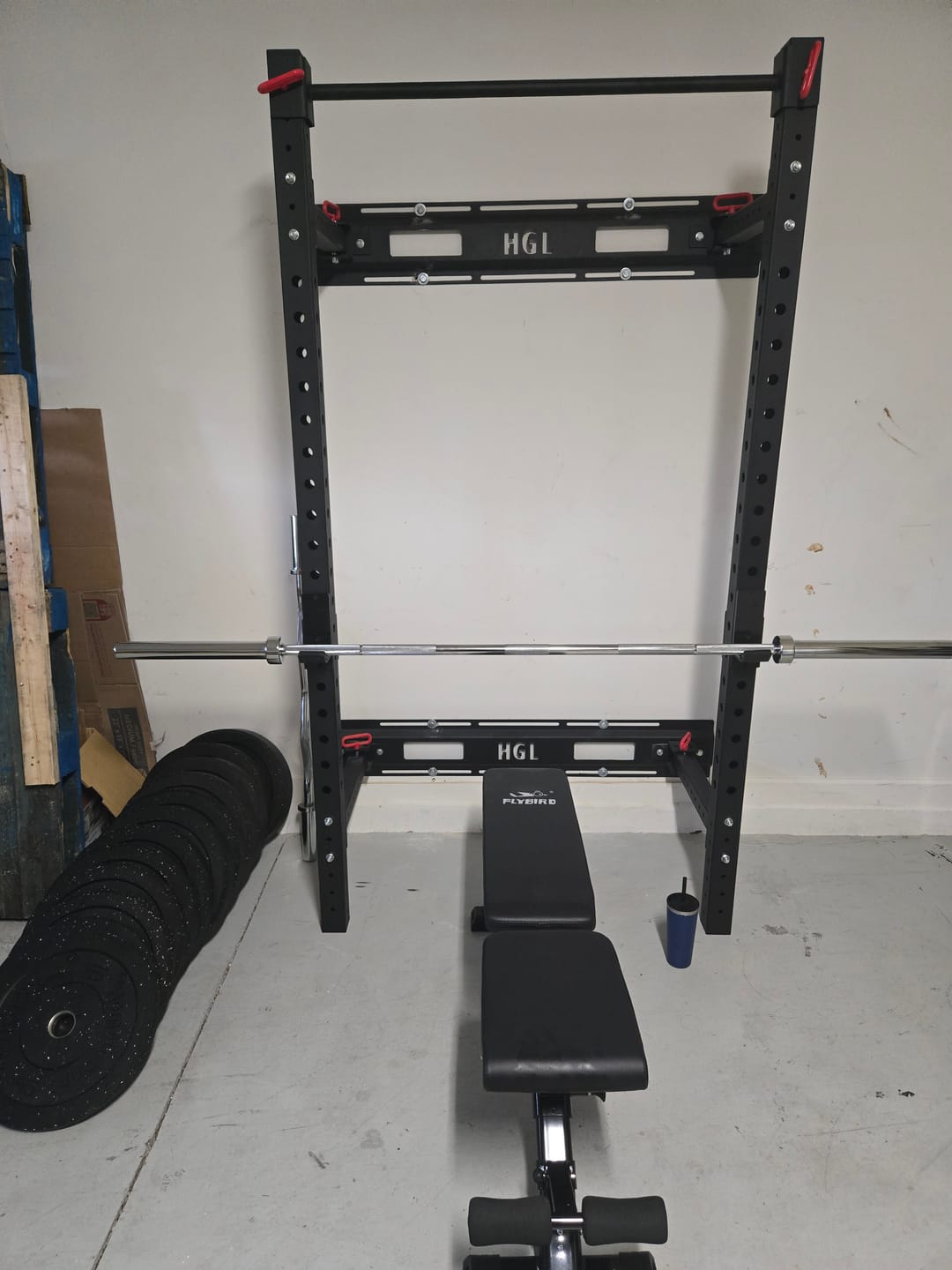 Customer photo review of 700lb Olympic Barbell