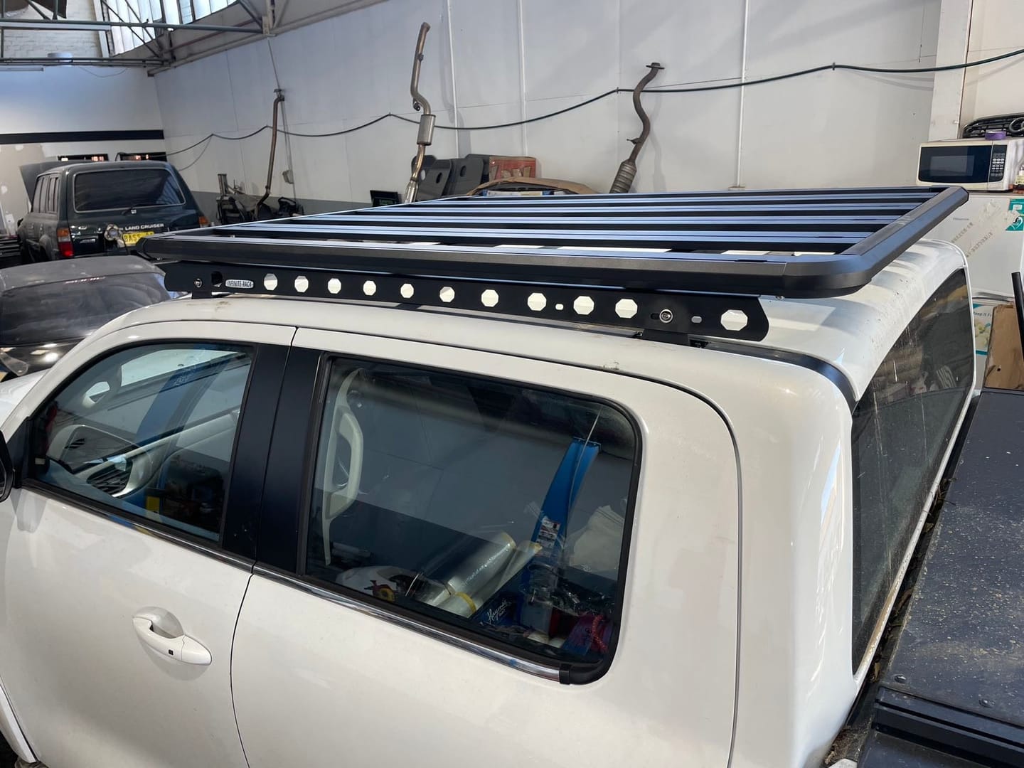 Customer photo review of Roof Platform For Aluminium Canopy