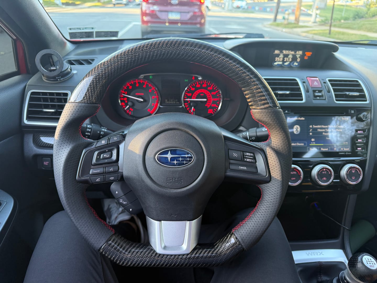 Customer photo review of 2015-21 Carbon D-Shape Steering Wheel