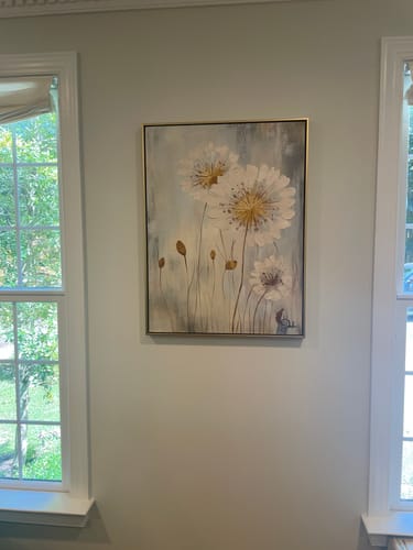 Customer photo review of Flower Canvas Art #FL096