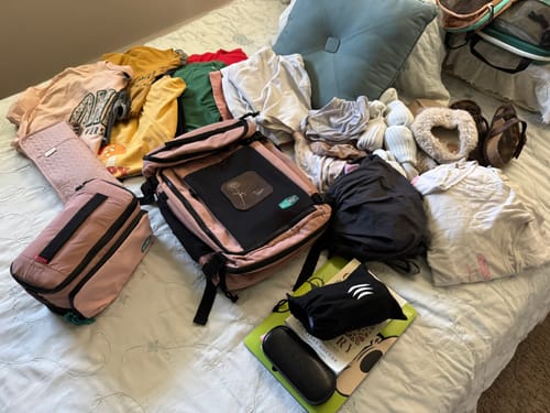 Customer photo review of Blast Travel Backpack