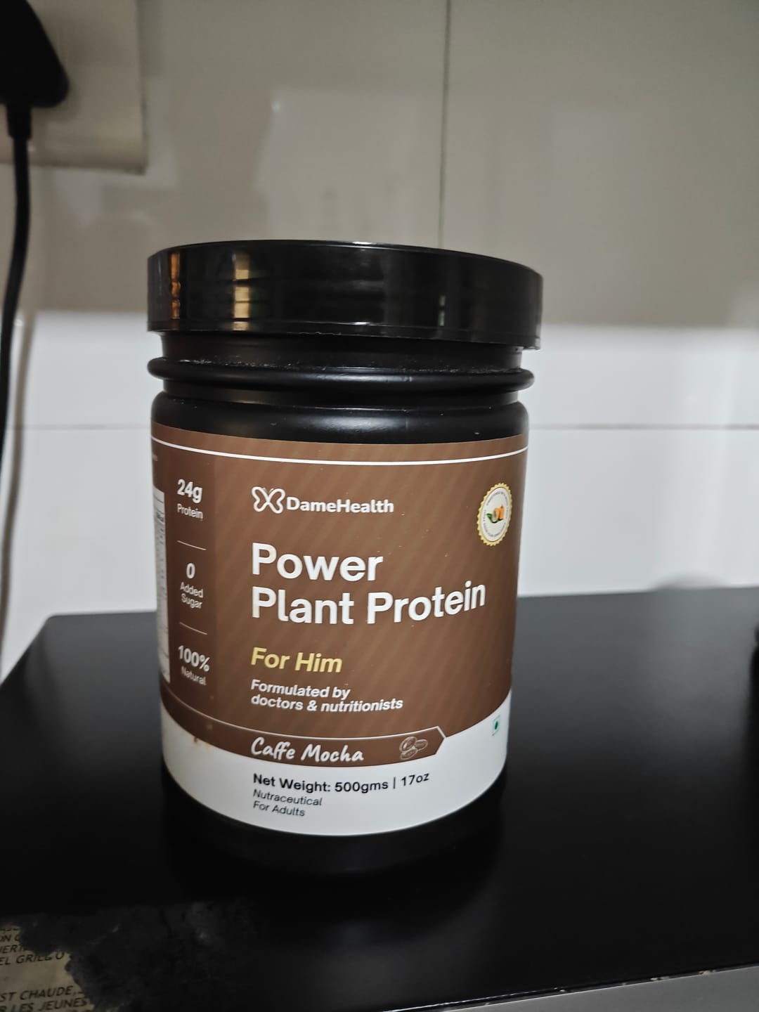 Customer photo review of Plant Protein l All Natural Protein for Men