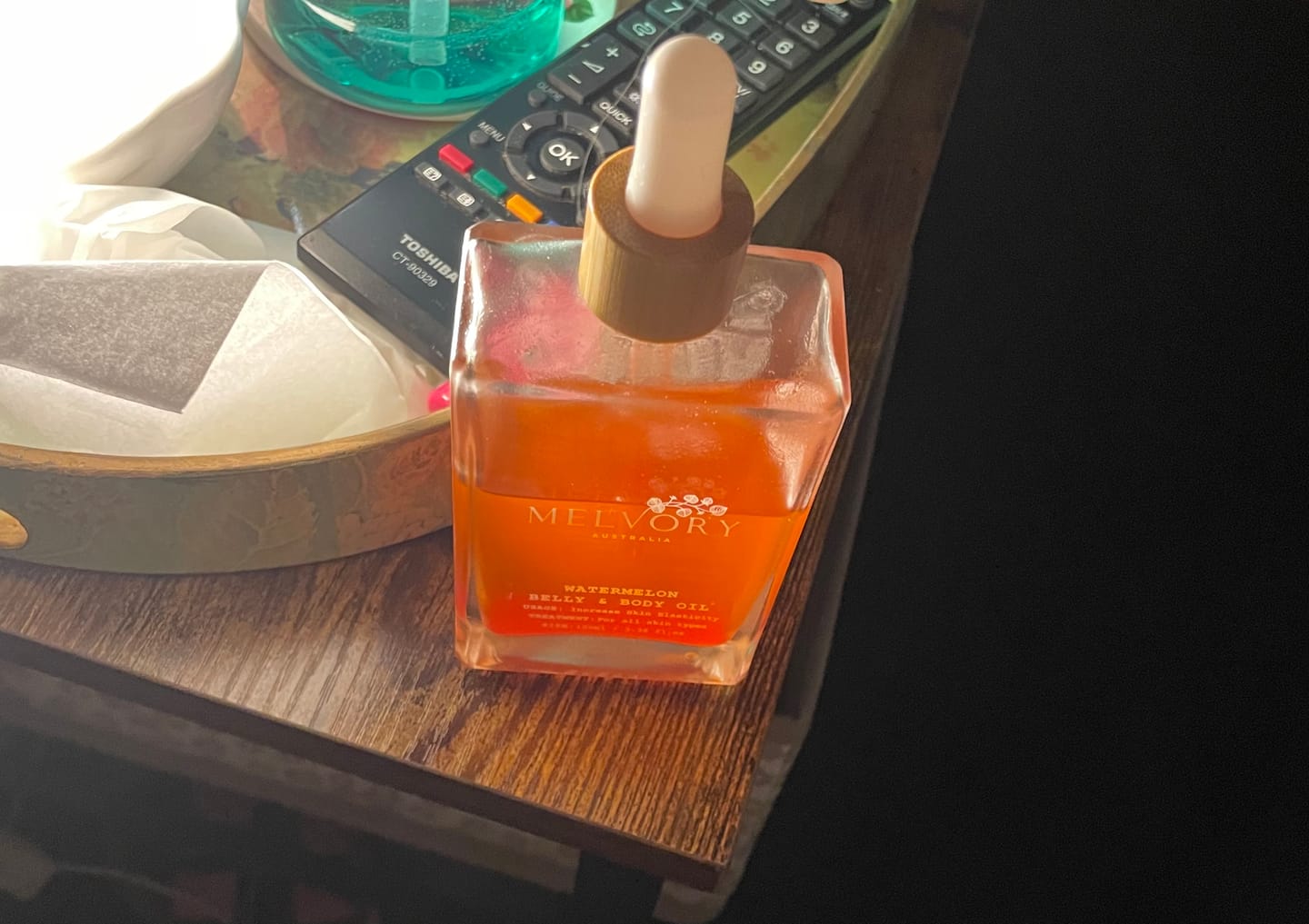 Customer photo review of New Watermelon Belly & Body Oil