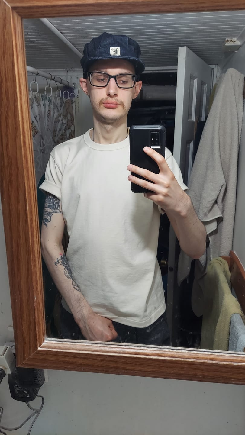 Customer photo review of Loopwheel Tubular Athletic T-Shirt - Apricot