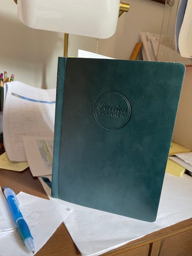 Customer photo review of Weekly 2025-2026 Mid-Year Planner - Twilight Teal