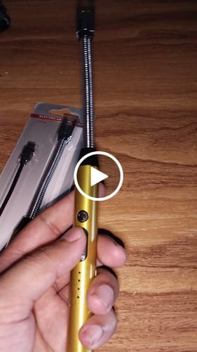 Customer video review of Flexible Rechargeable Electric Lighter - Lot Imported