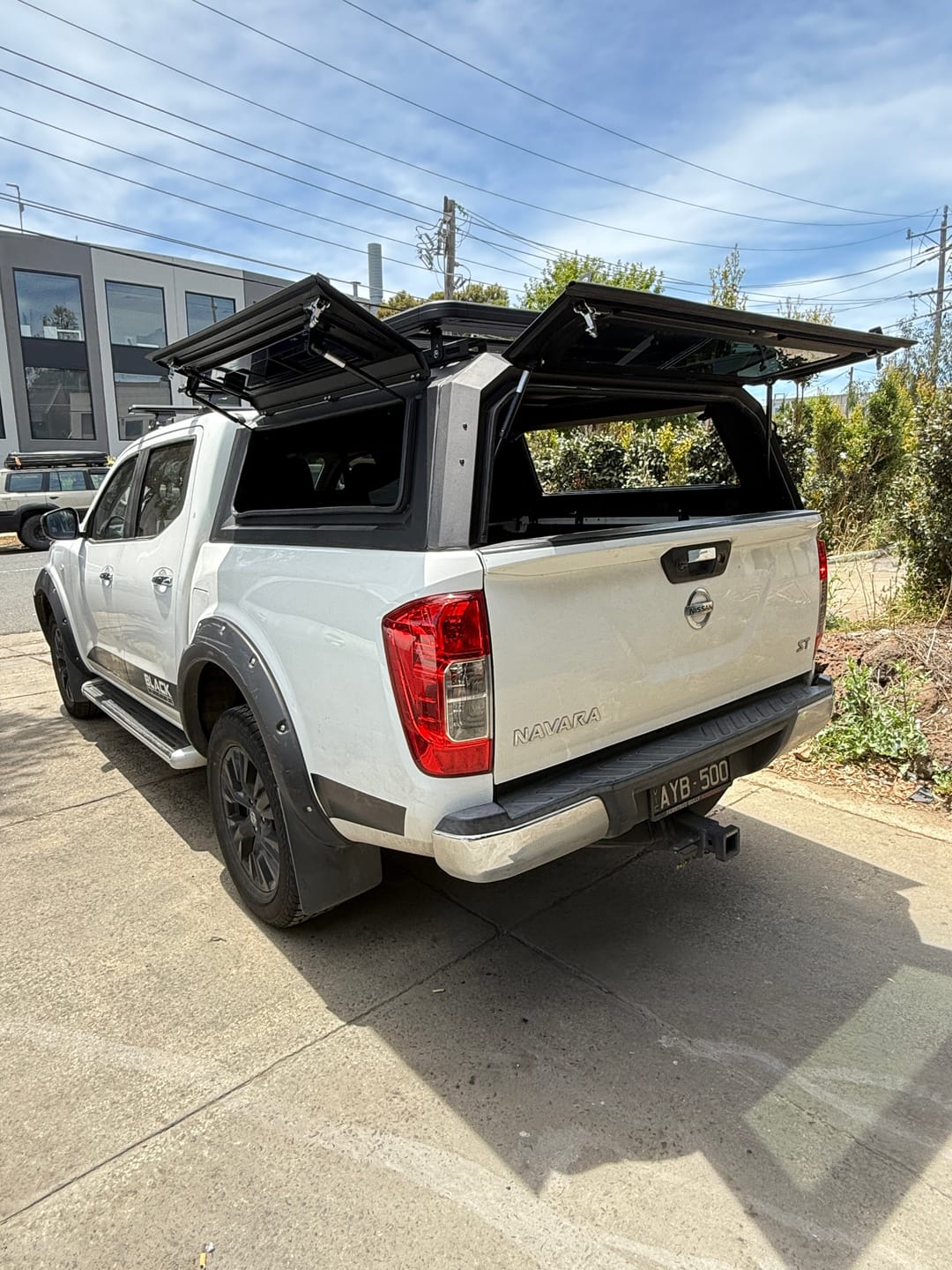 Customer photo review of Aluminum Tub Canopy For Nissan Navara (2019+)