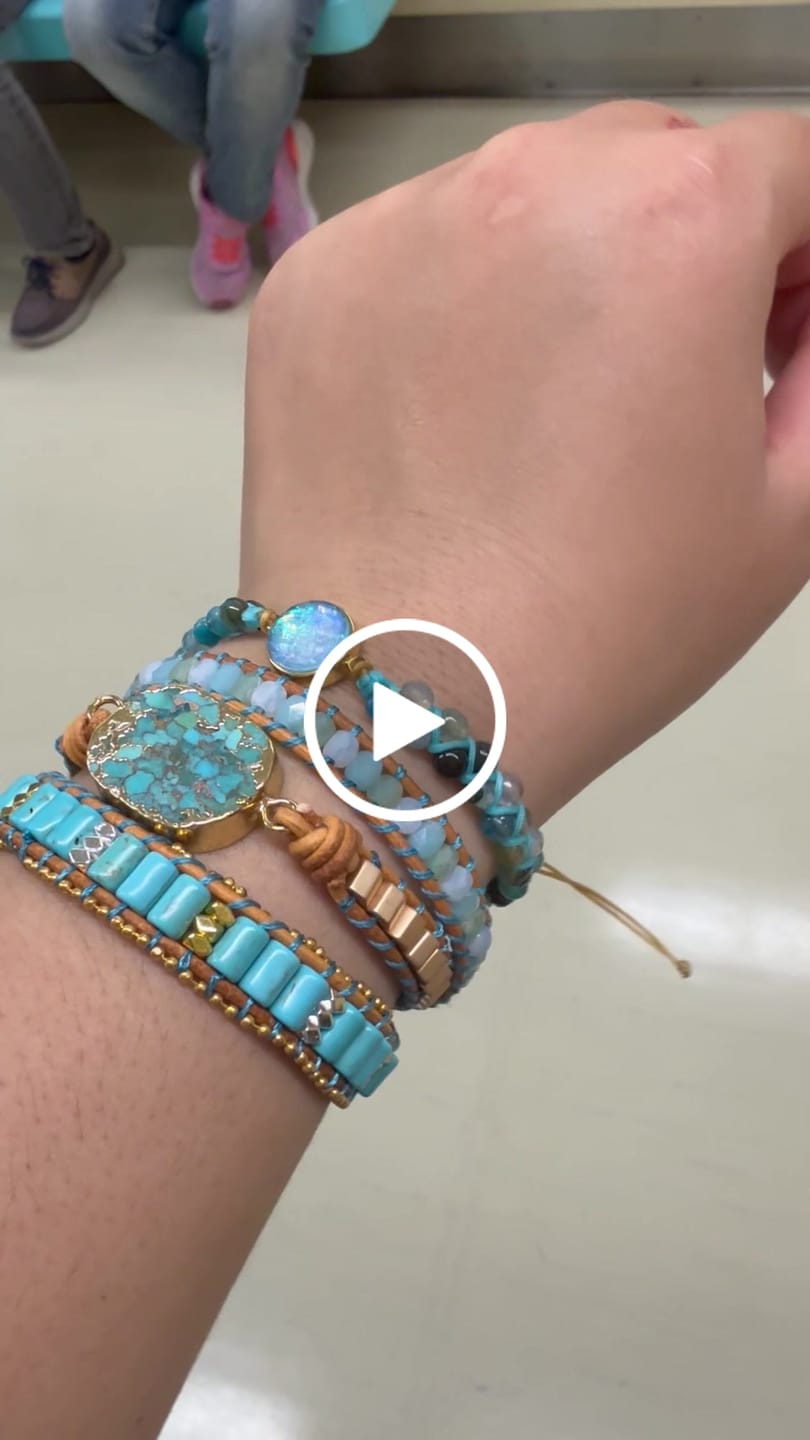 Customer video review of Aqua Pura Opal Protection Bracelet