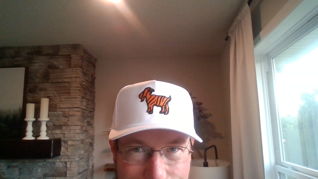 Customer photo review of The GOAT Hat - White