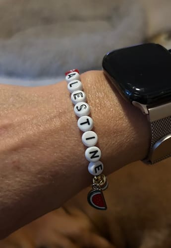 Customer photo review of Palestine Freedom Bracelet