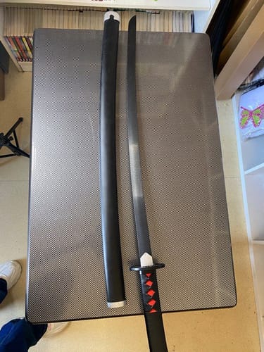 Customer photo review of Katana Demon Slayer - Tanjirō