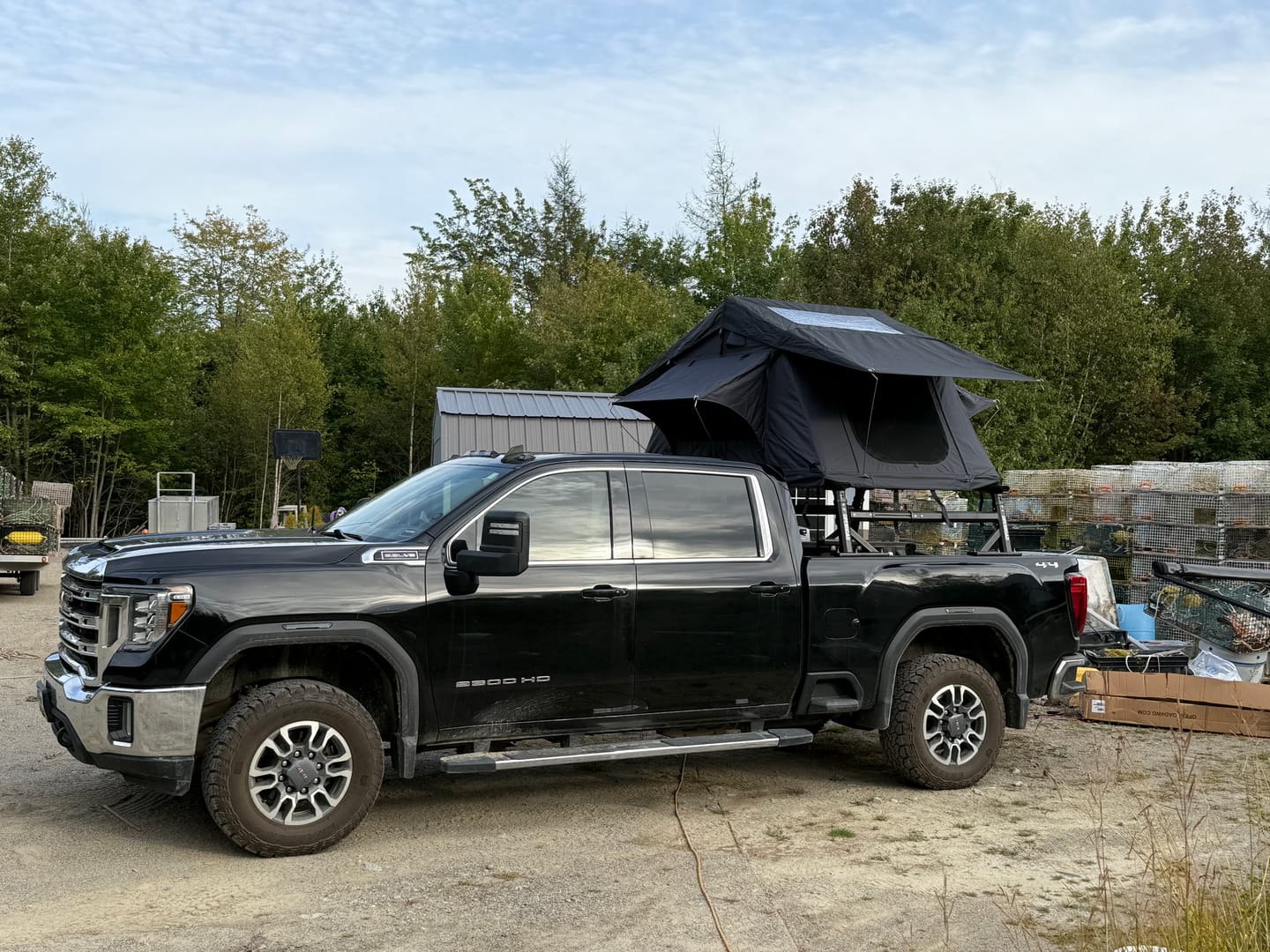 Customer photo review of OPENROAD Adjustable Bed Rack for Trucks