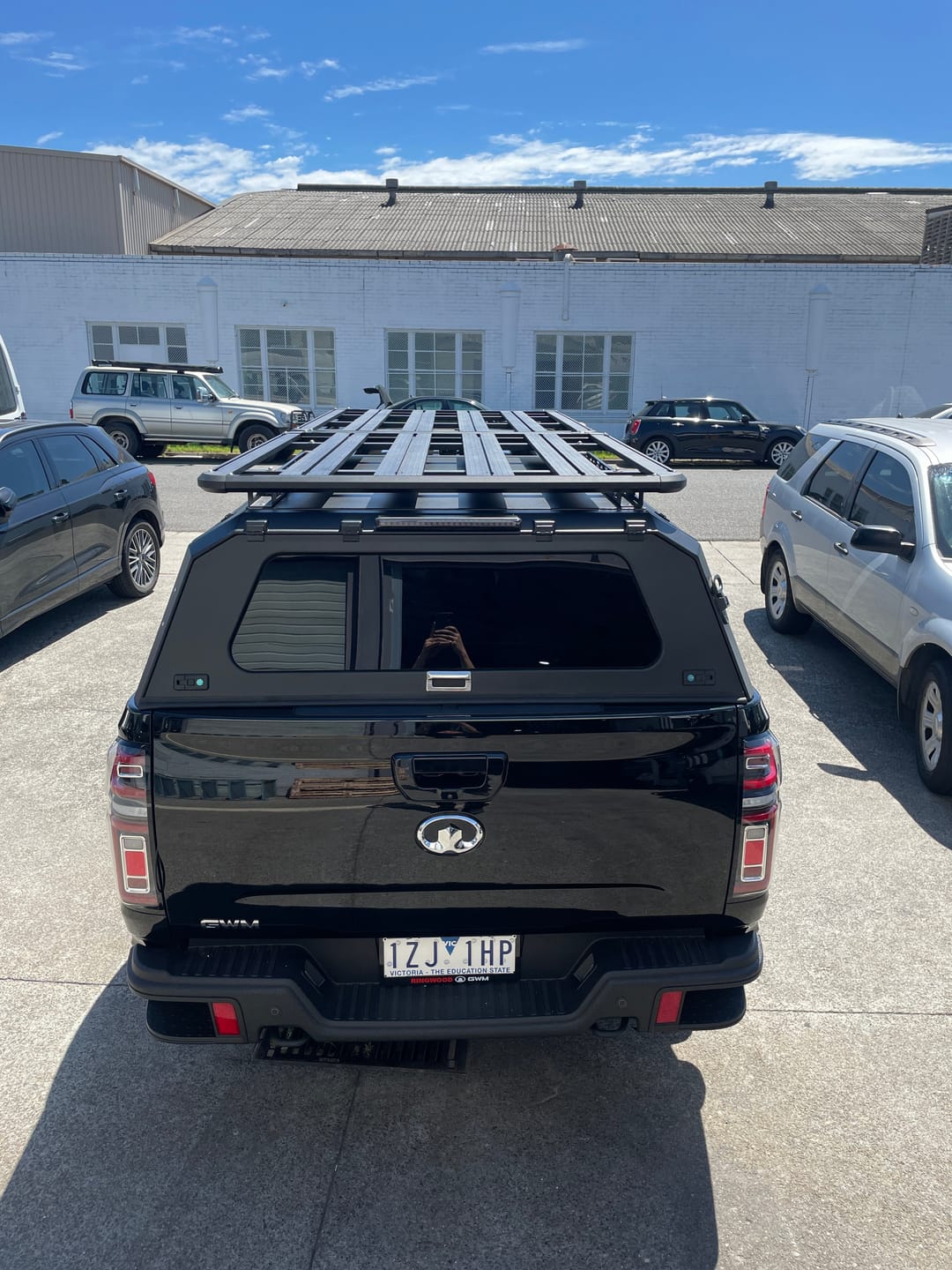 Customer photo review of Roof Platform For Aluminium Canopy