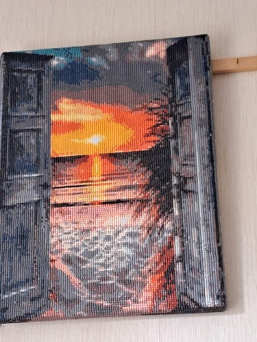 Customer photo review of Malen nach Zahlen - Pariser Cappuccino