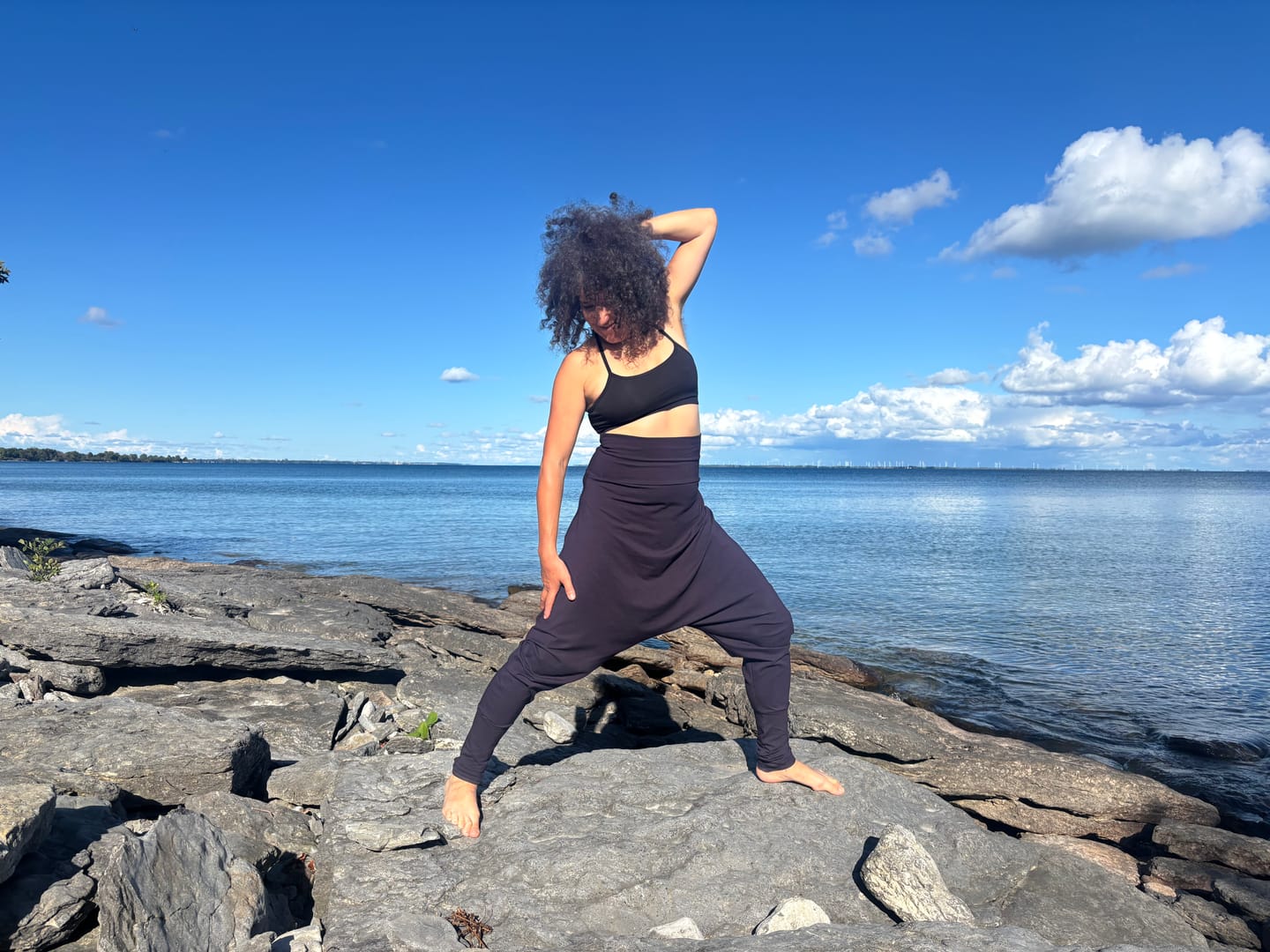 Customer photo review of Soft Harem Pants
