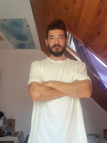 Customer photo review of Unisex Hemp Oversized Tee 2.0