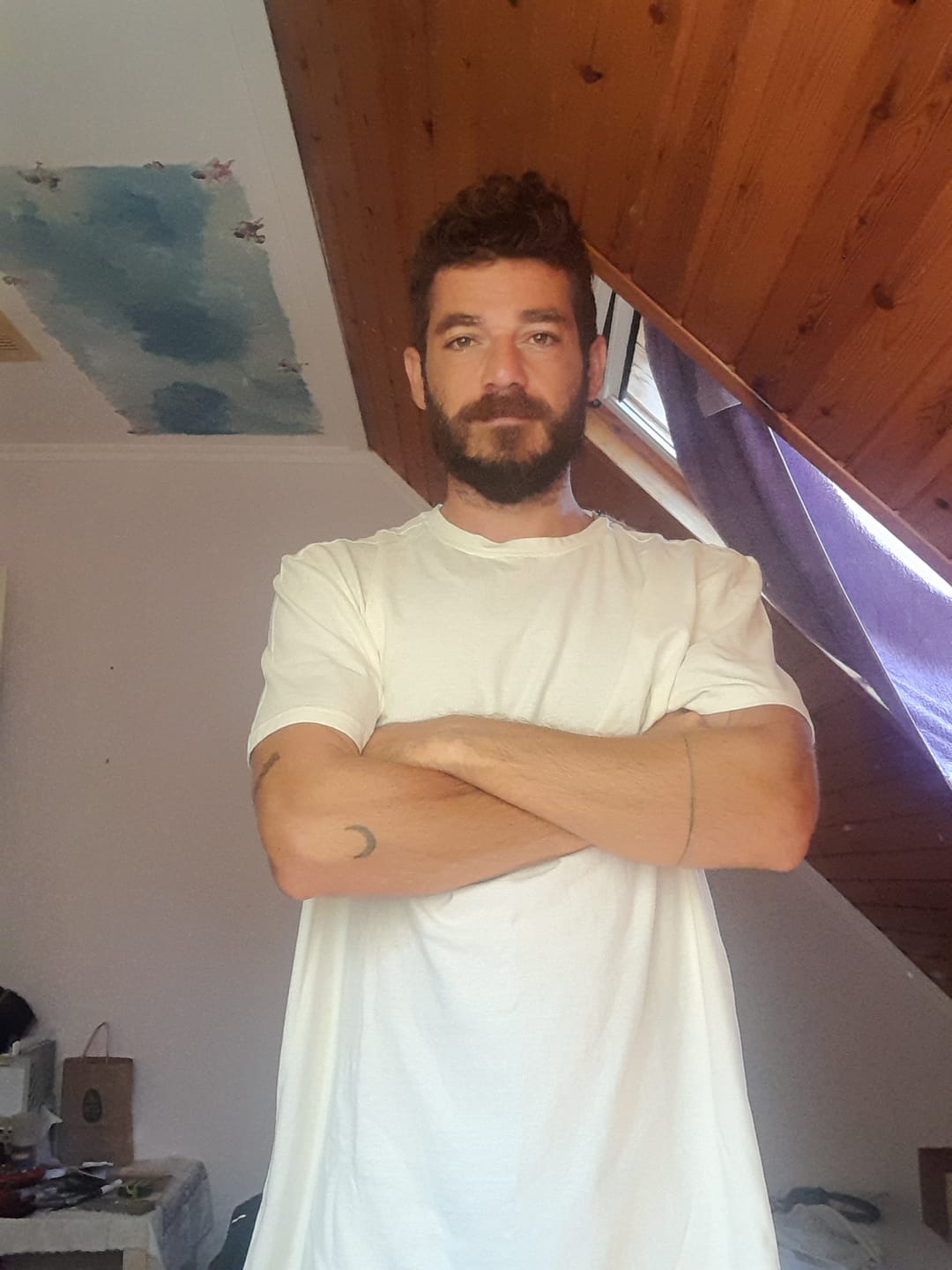 Customer photo review of Unisex Hemp Oversized Tee 2.0