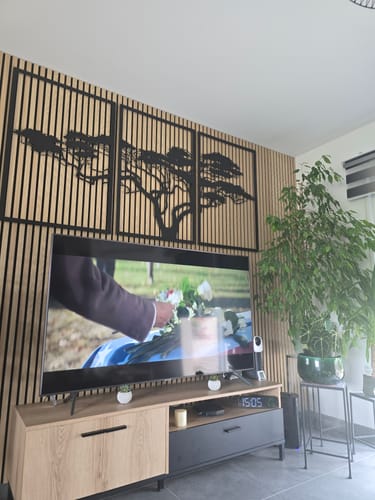 Customer photo review of Décoration murale en métal noir - Arbre de vie Africain