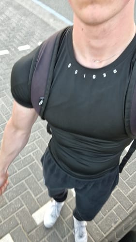 Customer photo review of Dedic8 Compression Tee