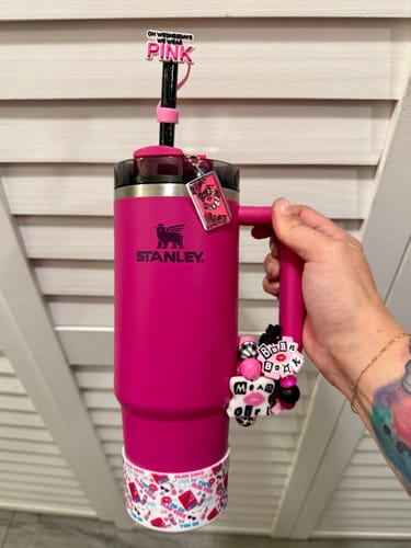 Customer photo review of Burn Book Charm - Tumbler Handle Charm
