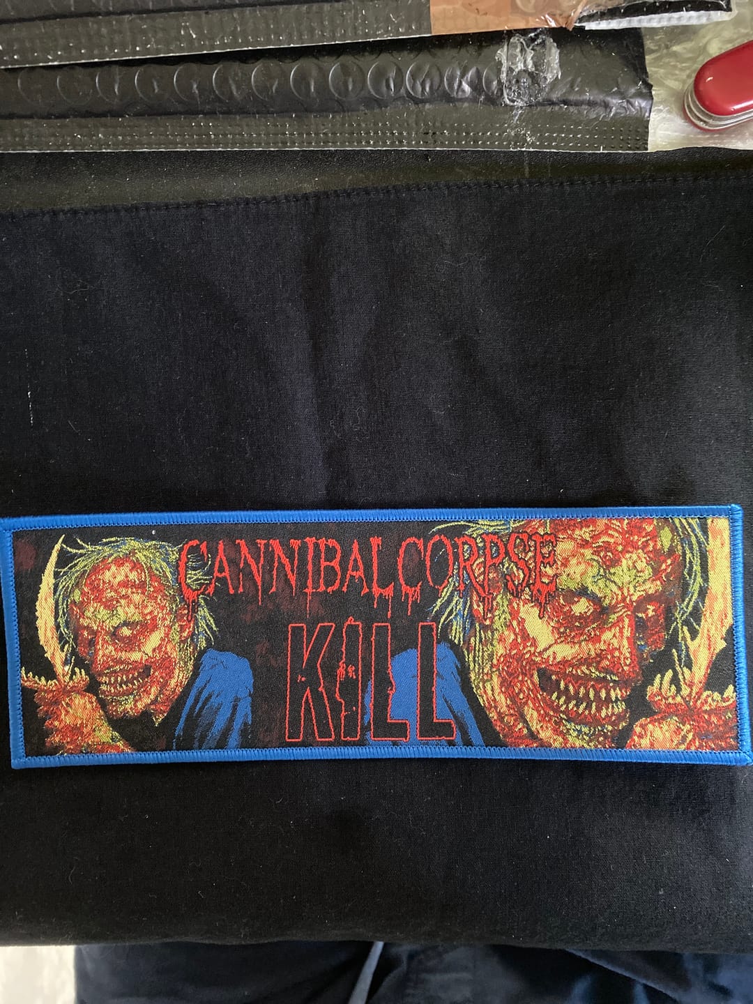 Customer photo review of Cannibal Corpse - Kill - Strip Patch
