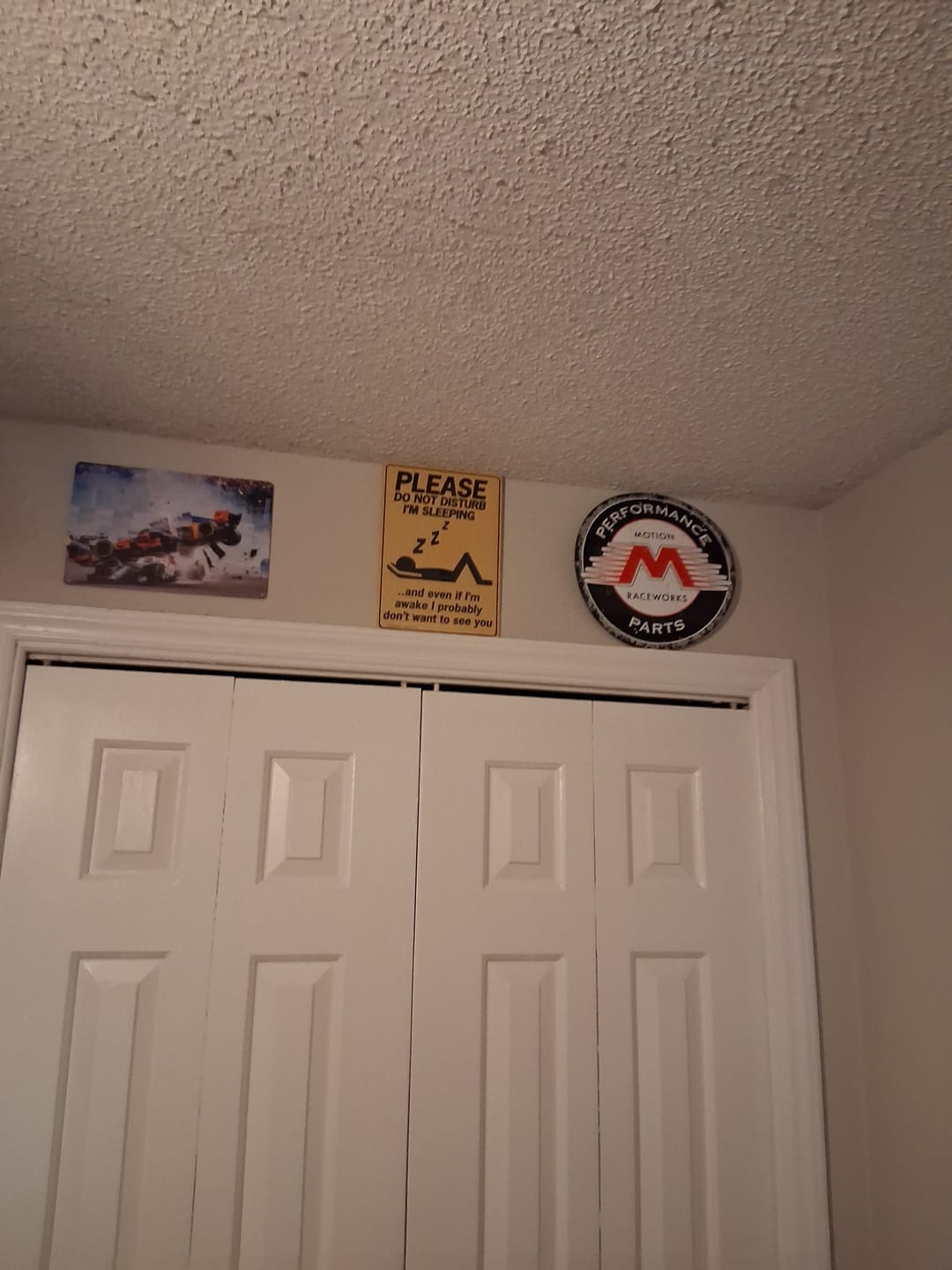 Customer photo review of Motion Raceworks 12" Stamped Metal Sign