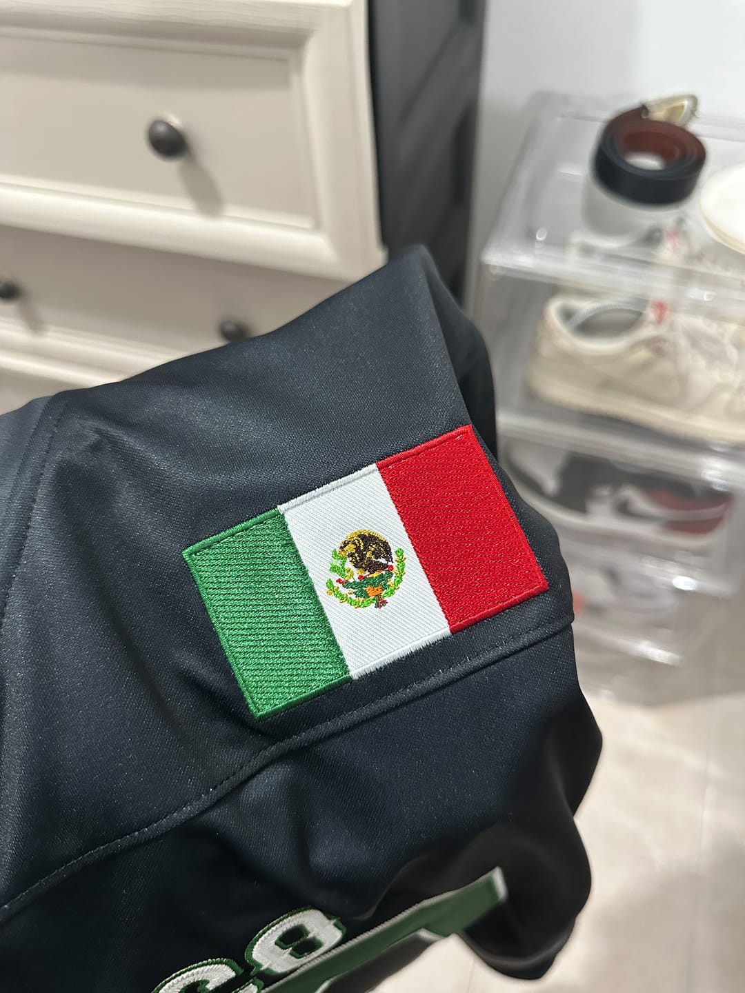 Customer photo review of Mexico Heritage Custom Football Jersey