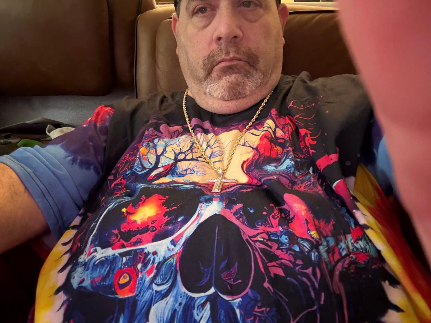 Customer photo review of SKULL TIE DYE ALL OVER PRINT - TYTM1505231