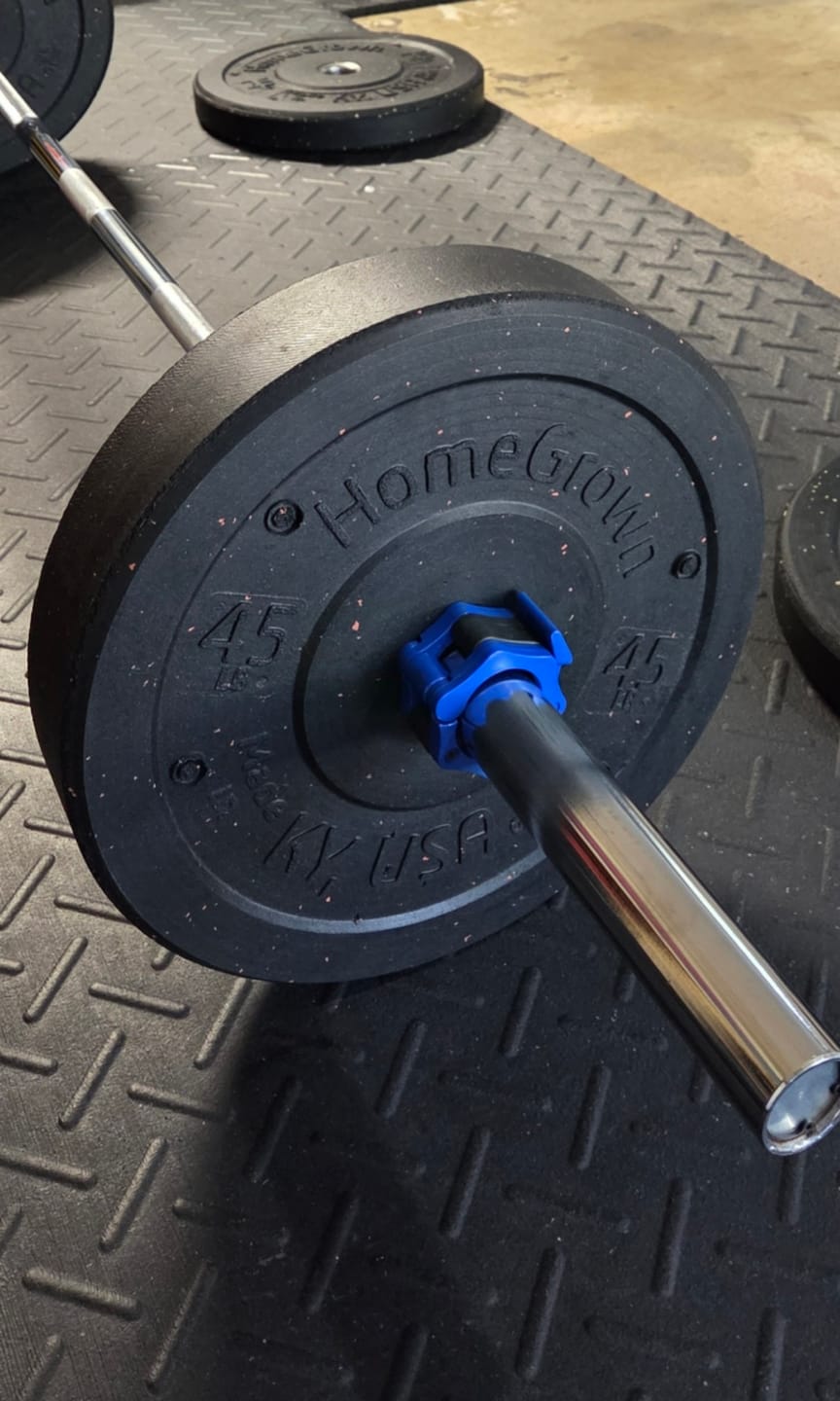 Customer photo review of Barbell Clips, Clamp Style