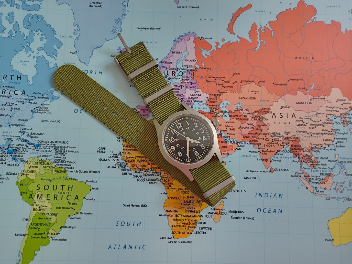 Customer photo review of The "Daily Beater" Field Watch
