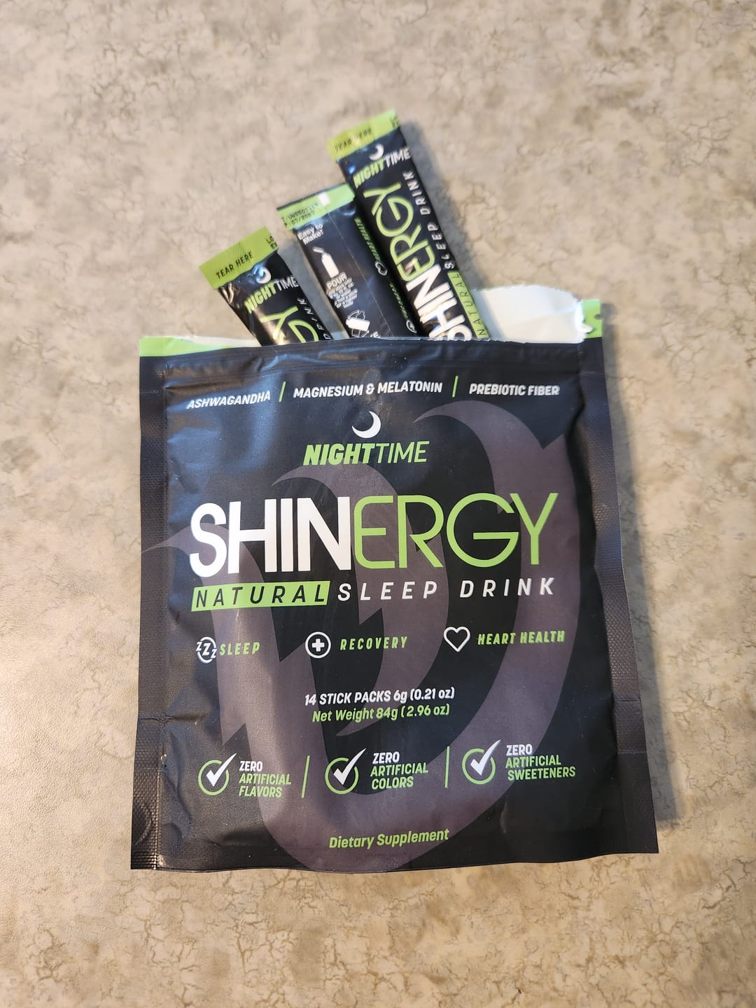 Customer photo review of Shinergy Nighttime Drink