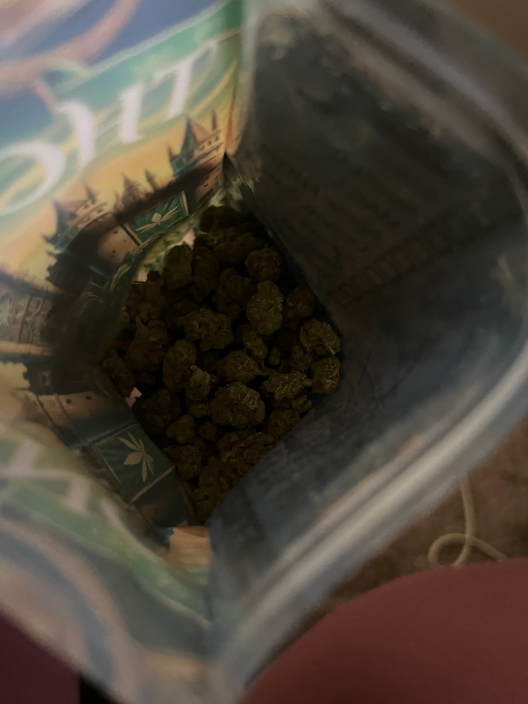 Customer photo review of Wedding Cake - Greenhouse THCA (Smalls)