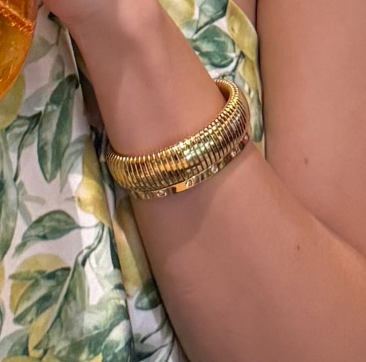 Customer photo review of Ibiza Chunky Bangle (Bundle)