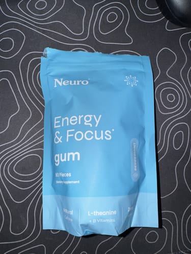 Customer photo review of Energy & Focus Gum