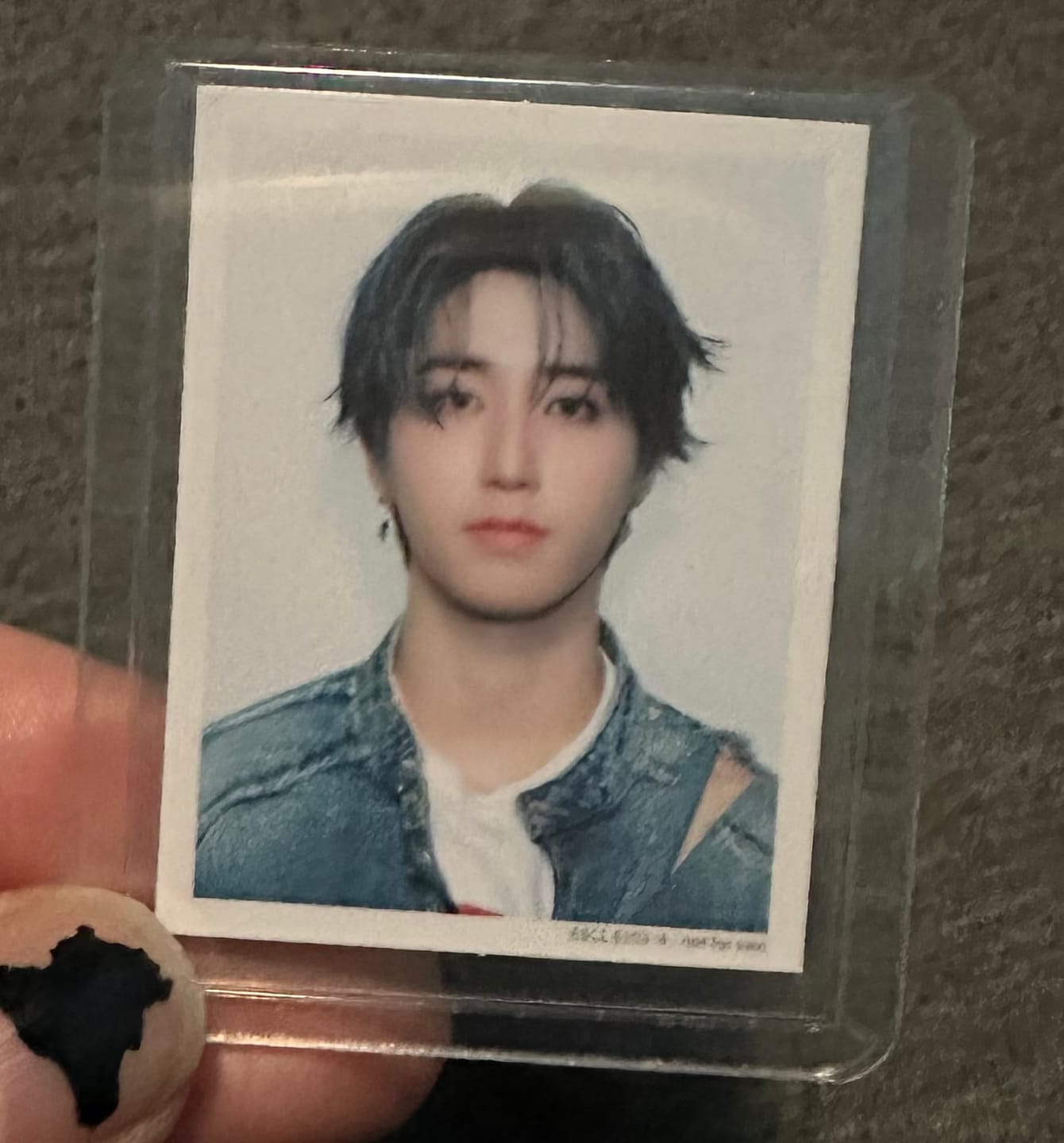 Customer photo review of PREMIUM CLEAR MINI ID TOPLOADER