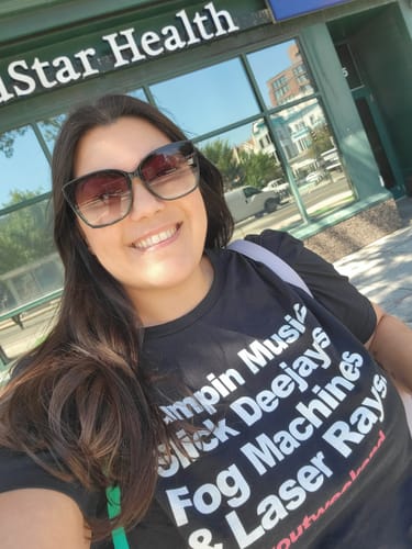 Customer photo review of The Anthem 1984' Freestyle Tee