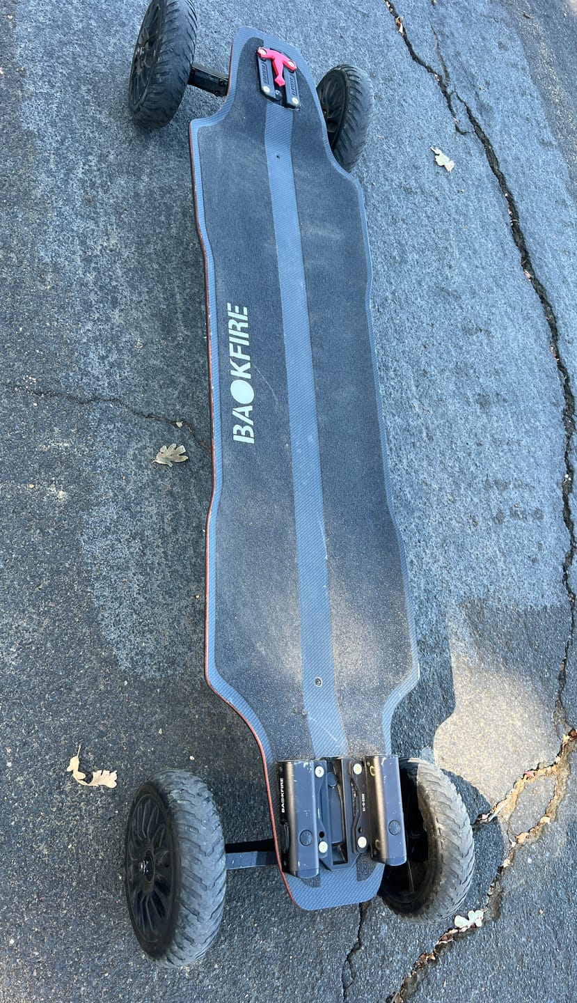 Customer photo review of Grip Tape for Backfire Electric Longboards