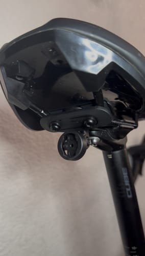 Customer photo review of NETFY Saddle Mount Bike Tracker