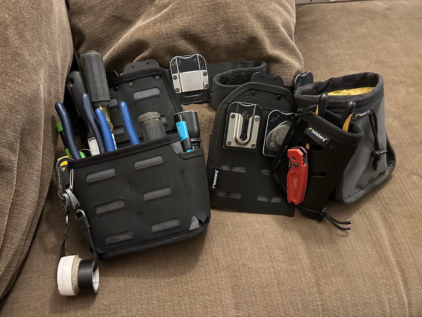 Customer photo review of ModPouch XL | Clip-On Modular Tool Pouch
