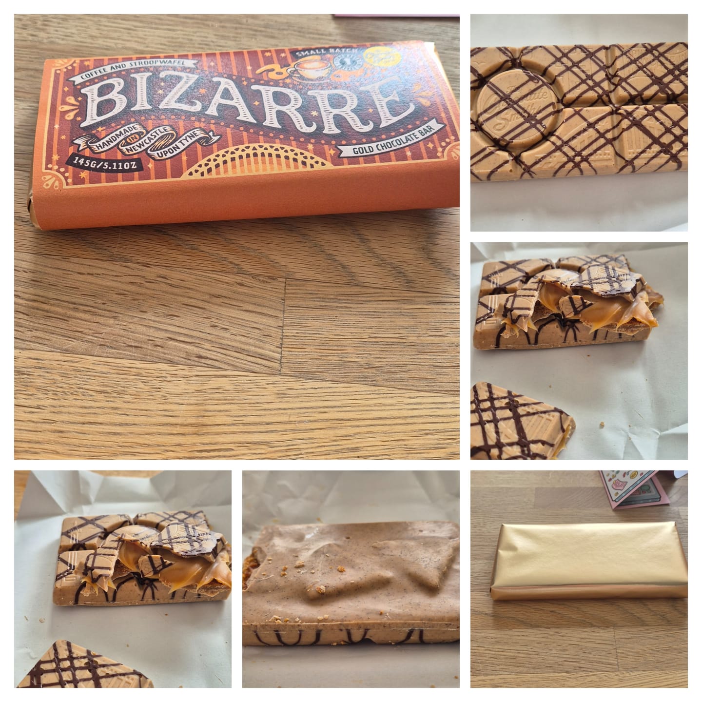 Customer photo review of Coffee and Stroopwafel Bizarre Bar 195g