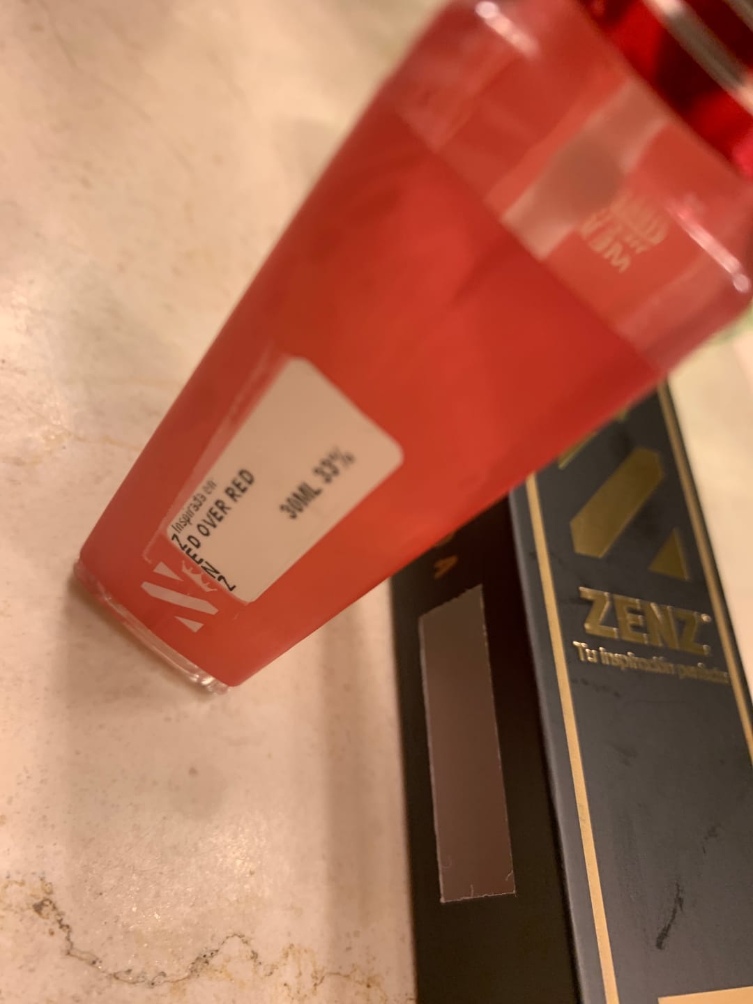 Customer photo review of Perfume Tendencia D BLACK OPIUM OVER RED NUEVO DICIEMBRE zenz