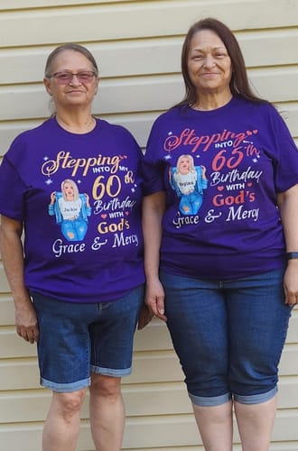 Customer photo review of 65th Birthday With God's Grace & Mercy