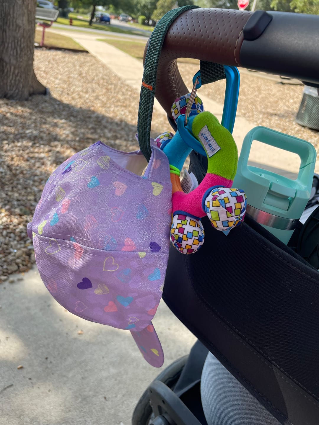 Customer photo review of Trail Tether: Hiking-Rated Pacifier Clip and Multi-Use Strap