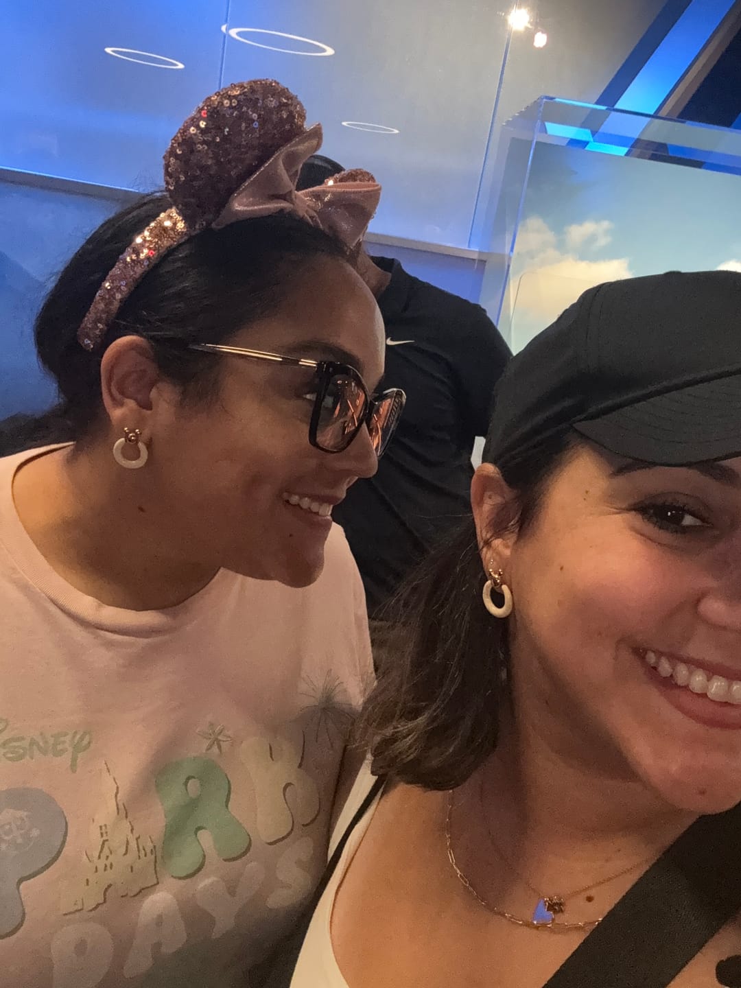 Customer photo review of Leader of the Club Earrings