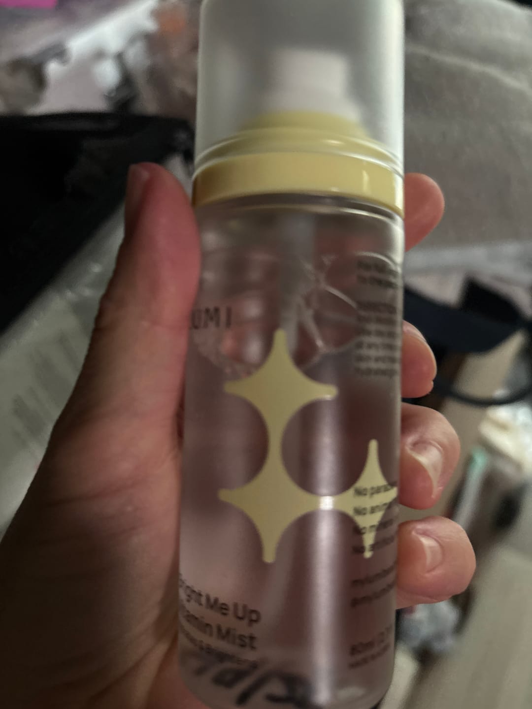 Customer photo review of Bright Me Up Vitamin Mist