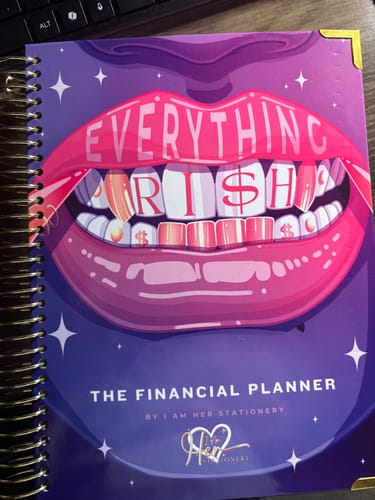 Customer photo review of Everything Ri$h: The Financial Planner | Hustler Cover