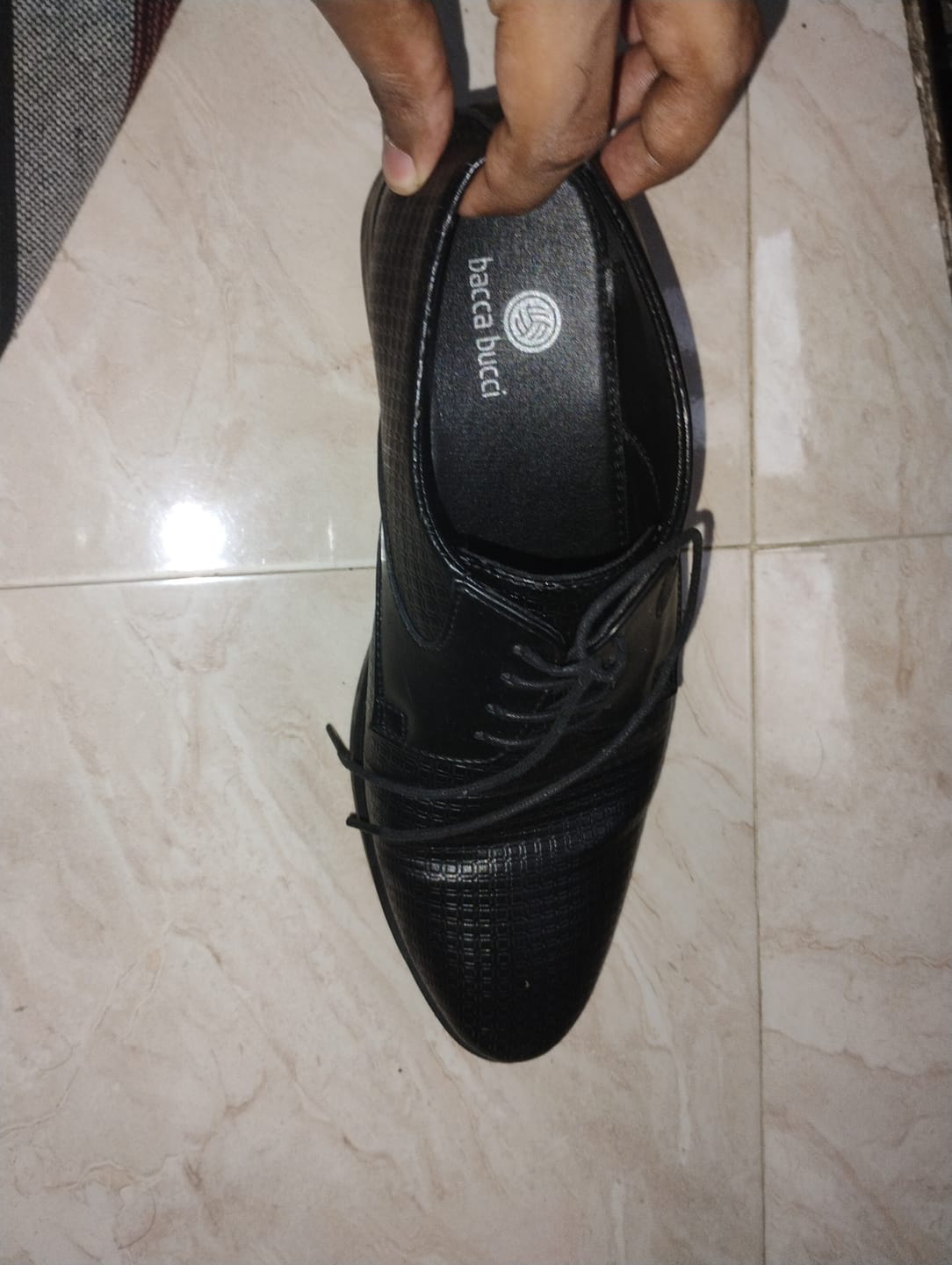 Customer photo review of Bacca Bucci OSLO Formal Shoes with Superior Comfort | All Day Wear Office Or Party Lace-up Shoes